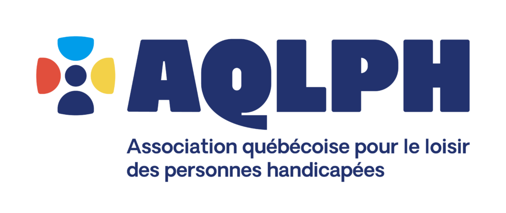 Logo bleu marin de l'association des loisirs pour les personnes handicapées 